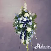 Designer's Choice Blue and White Sympathy Easel