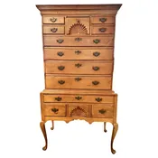 18th Century American Queen Anne Cherry Highboy