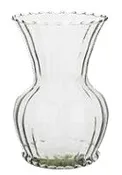#3002SCLR 9″ Rio Optic Vase {Crystal Clear} (6 Per Case)