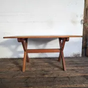 5 Ft. Crossbuck Table — Aurora Mills