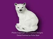 24″ POLAR SITTING BEAR CUB