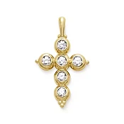 Antiquity Gemstone Cross Pendant