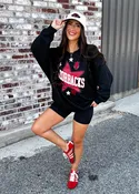 Arkansas Aura Multimedia Fleece Crew | Vintage Black