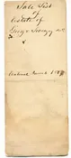 1837 Vendue List - George Sweazey, Beaver Co., PA