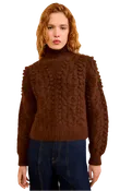 Albia Alpaca Knit Pullover - M