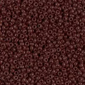 11/0 - Miyuki Seed Beads - Opaque Solid - Chocolate - 11-409
