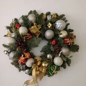 "Mozart" Christmas/ New Year wreath / available in 3 sizes (8", 10"-12" ad 14")