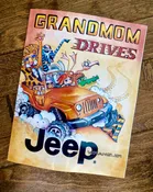 Grandmom Drives a Jeep Children's Book — Painted River Studios