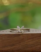 Butterfly Diamond Ring