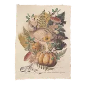 12x16 Artisan Paper Print, and the leaves fell