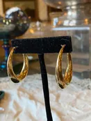 14k gold hoops