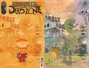 Godzilla Escape the Deadzone #1 Exclusive Connecting Variant (2 of 3) by Patrick Horvath!