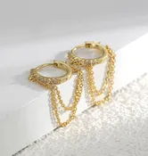 Charley Chain Mini Hoops