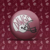 MSU Game Day Buttons-Dawgs Helmet