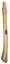 19 in. Dalluge Curved Hickory Replacement Handle