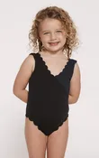 Bumby Canyon Point Maillot in Black/Indigo