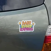baby daddy express magnet — holding space