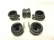(10) Clock Mainsprings &amp; C Retainers, 16mm Width, Repair Parts | ref 22775