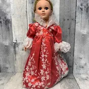 1pc Red/White Dress