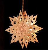 Koselig Lighted Hanging Scandinavian Welcome Star