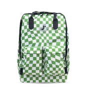 Timo Laptop Backpack in Matcha Checkers - Final Sale