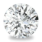 0.25 carat Round Royal Premium Heirloom Moissanite D-E color