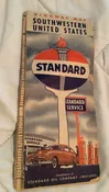 1950’s Indianapolis Standard Oil Company Map Tourist Guide Booklet