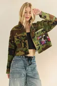 Camo in Bloom Sequin Jacket