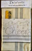 CHEERS EMBROIDERY DISHTOWEL KIT