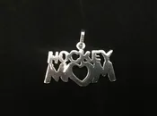 Sterling Silver Field Hockey Mom Charm