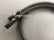 94/95 Custom Built Braided Stainless Fuel Hoses, (Tank) Blk P/N 608 Low Stock