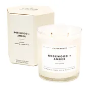 Rosewood + Amber 8.8oz Soy Candle