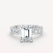 Asscher Bezel - Emerald