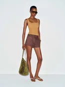 Clarence Suede Top
