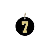 Acrylic Varsity Number Charm