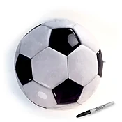 Autograph Soccer Pillow