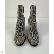 Boots Ankle Heels By Donald Pliner In Snakeskin Print, Size: 7