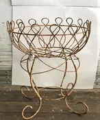 OVAL WEAVE BASKET PLANTER