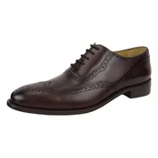 Leather Oxford Brown — AVA Formals and Laney Bridal