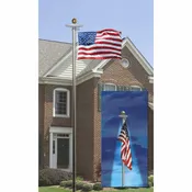 Anthem U.S. Flag & Solar Light Flagpole Set