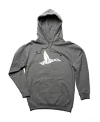HEAVYWEIGHT STANDARD HOODED SWEATSHIRT GUNMETAL HEATHER - SIZE 2XL