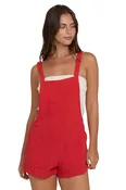 Beach Crush Overall | Fiesta Red