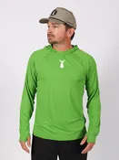 Ahi Breeze Men's Hoodie | Avocado & White