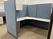 6'x6' HAWORTH Unigroup Graphite Basket Blue LVL 2