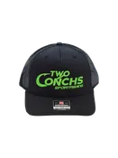 Black Richardson Hat - Neon Embroidery — Two Conchs Gear