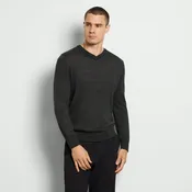 Essential End on End Long Sleeve V-Neck Sweater