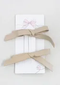 2 PC Chic Faux Leather Bow Hairclip