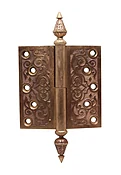 Bronze Ornate 5 x 5 Butt Antique Door Hinge