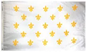 23 French Fleur-De-Lis Flag