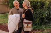 2 Bottle Insulated Wine & Cheese Cooler Tote